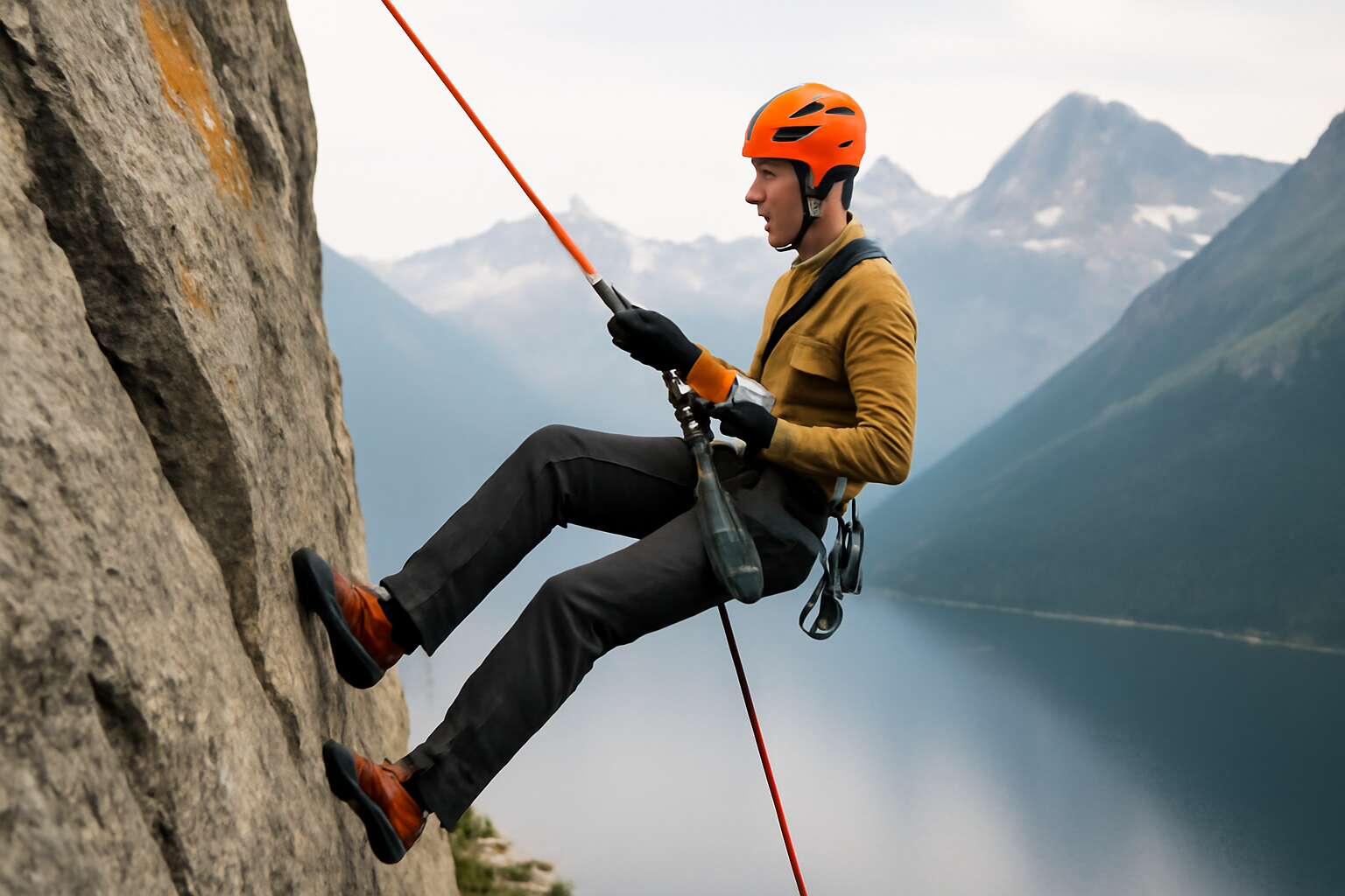 abseil technique